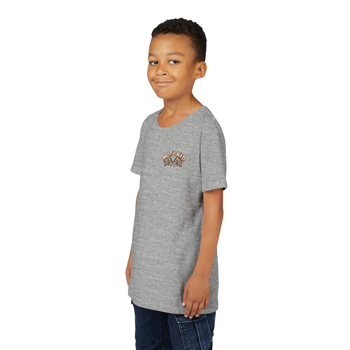 Moto Kid Motocross Tee | Dirt Bike Racing Kids Shirt | Cozy Chaos Co. 🏁🏍️⚡
