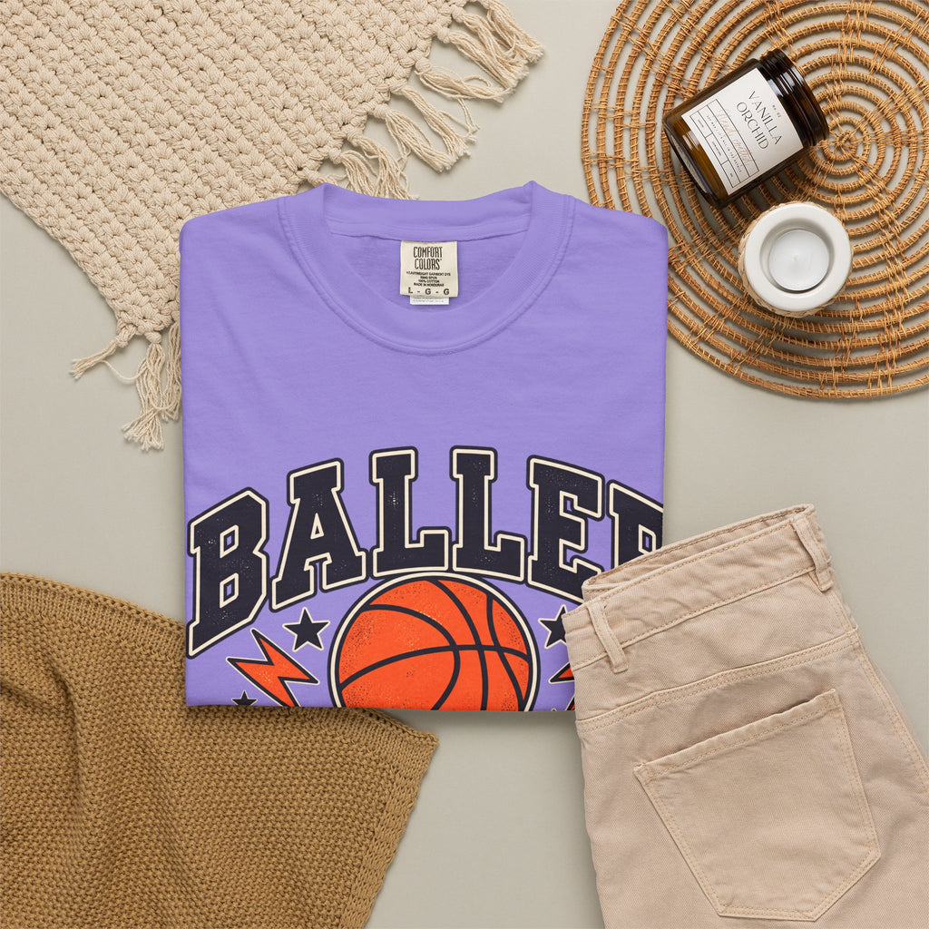 Baller Varsity Basketball Women’s Graphic T-Shirt 🏀