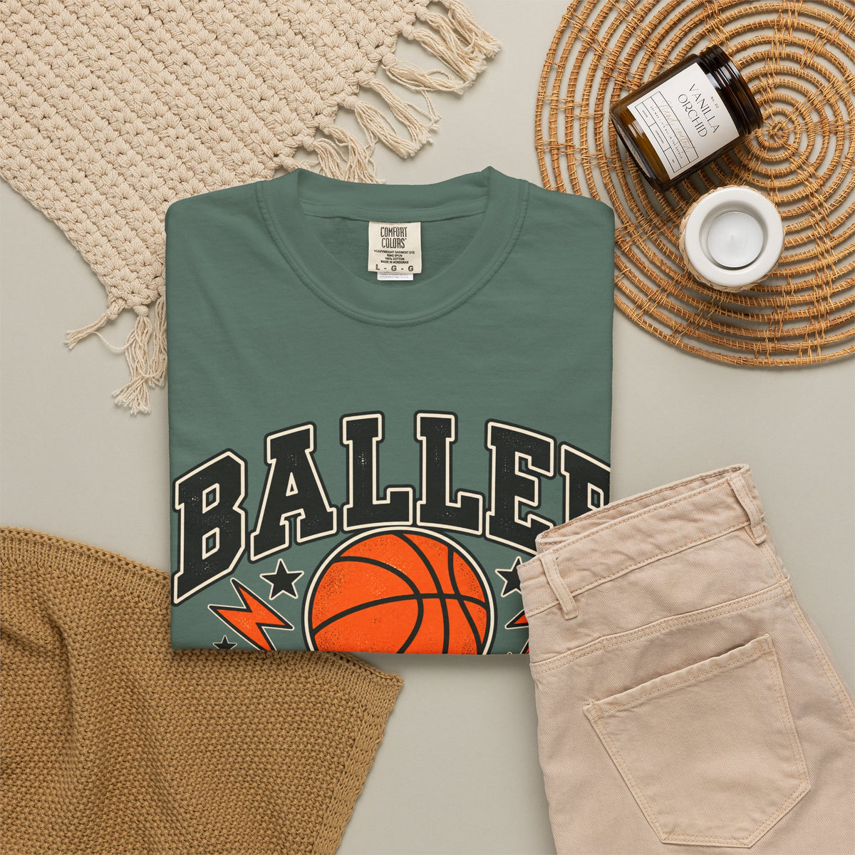 Baller Varsity Basketball Women’s Graphic T-Shirt 🏀