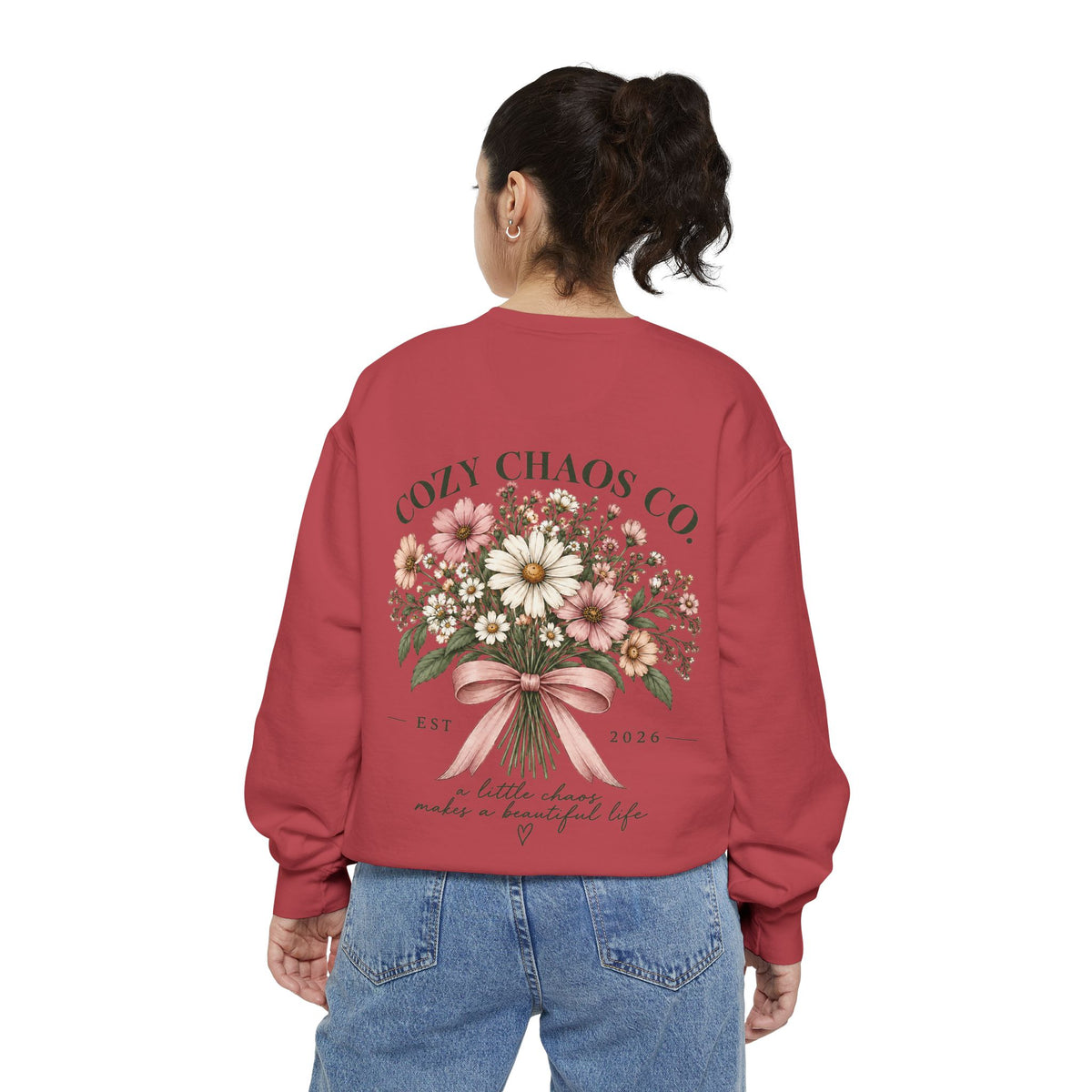 Cozy Chaos Co. Vintage Wildflower Sweatshirt 🤍