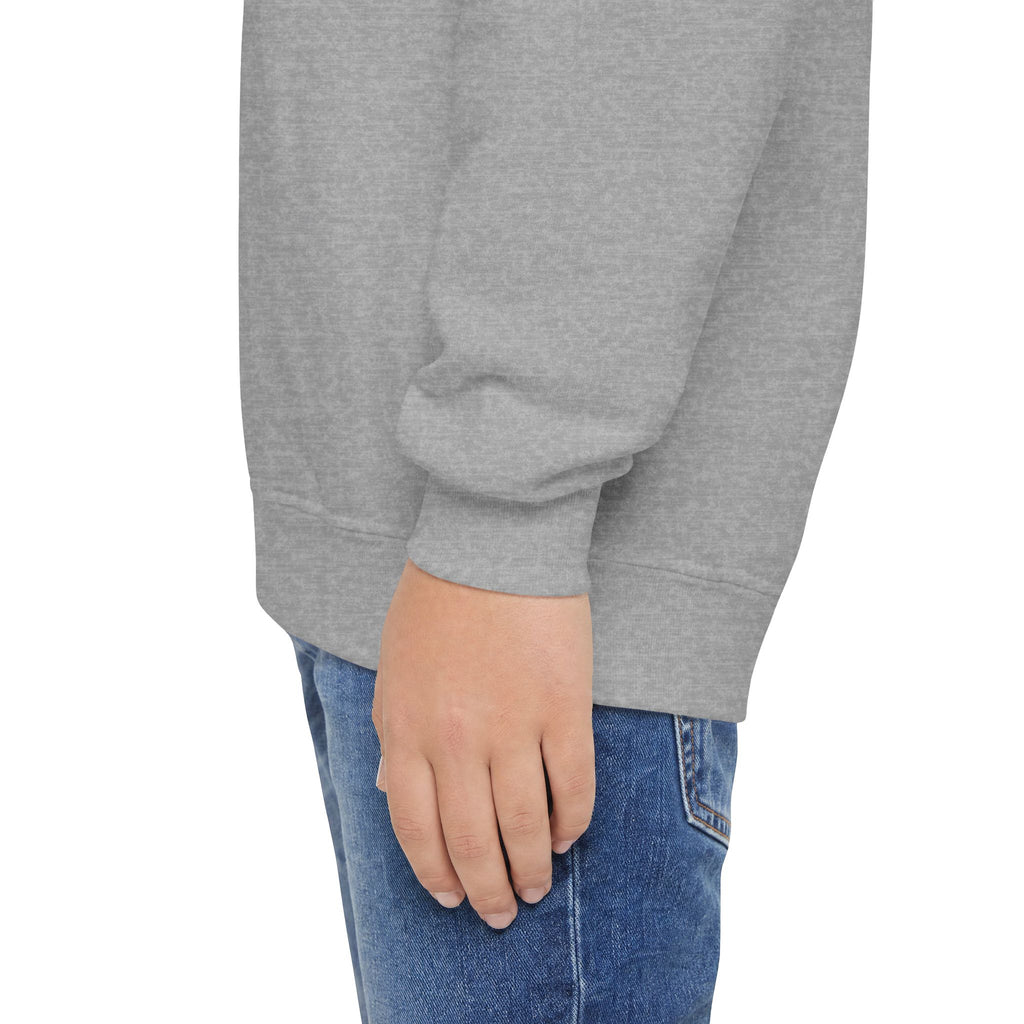 asketball Embroidery-Look Youth Crewneck Sweatshirt 🏀