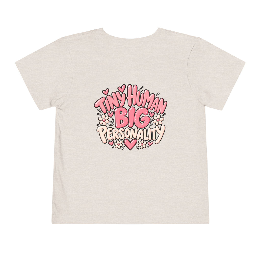 Tiny Human, Big Personality Kids Tee | Cozy Chaos Co. 💕🌼