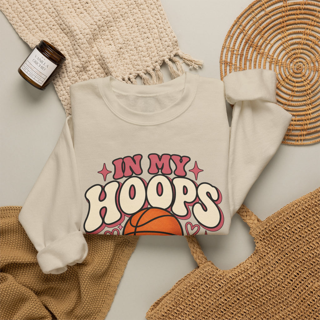 In My Hoops Era Retro Basketball Crewneck Sweatshirt 🏀💗