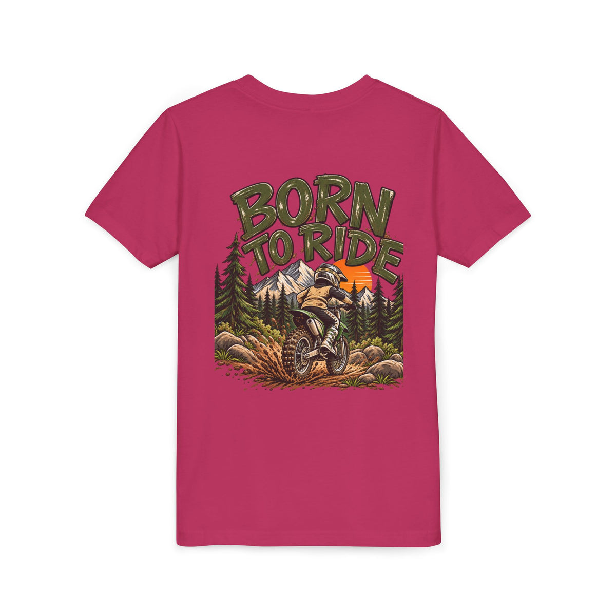 Born to Ride Kids Motocross Tee | Cozy Chaos Co.