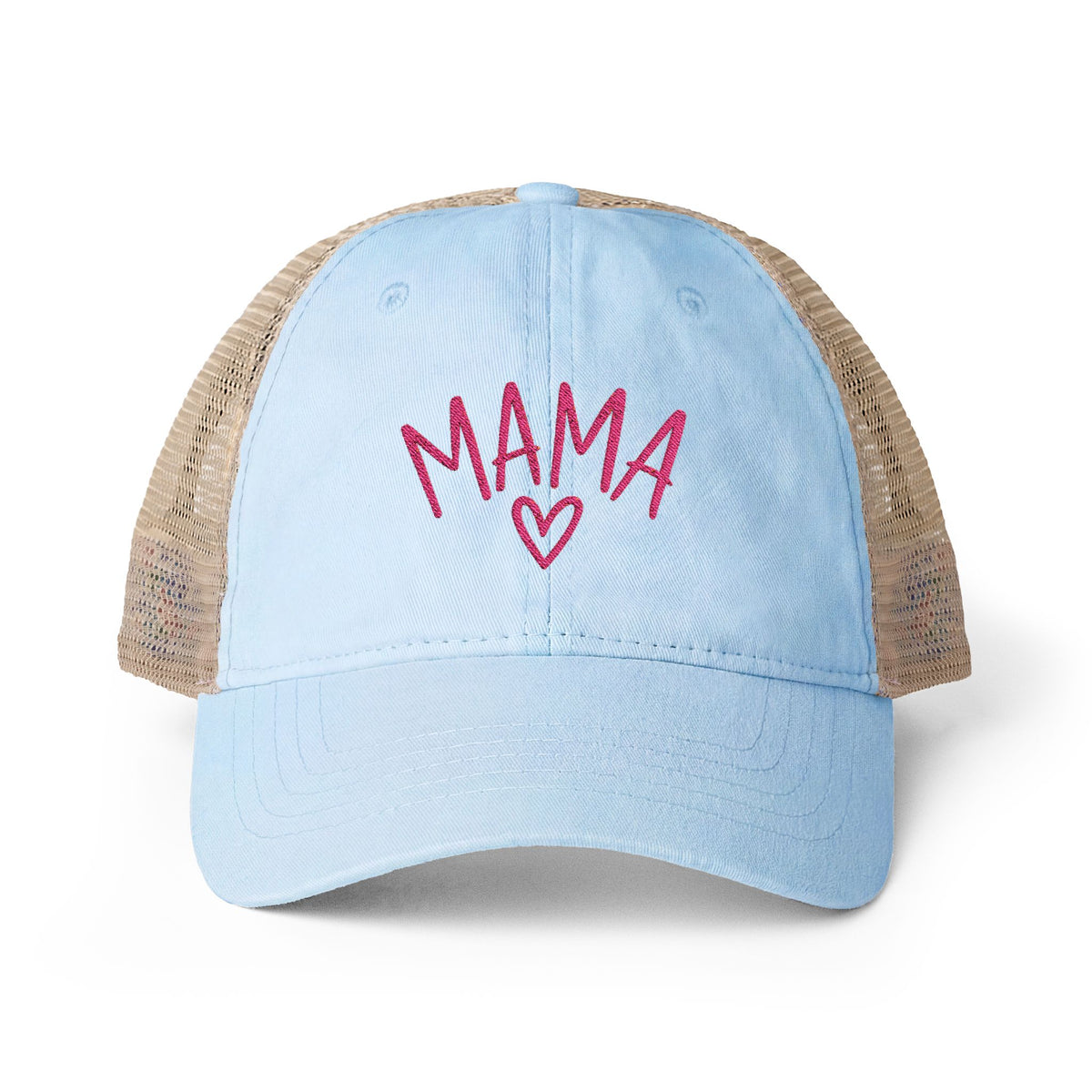 Cozy Mama Washed Mesh-Back Trucker Hat 💕