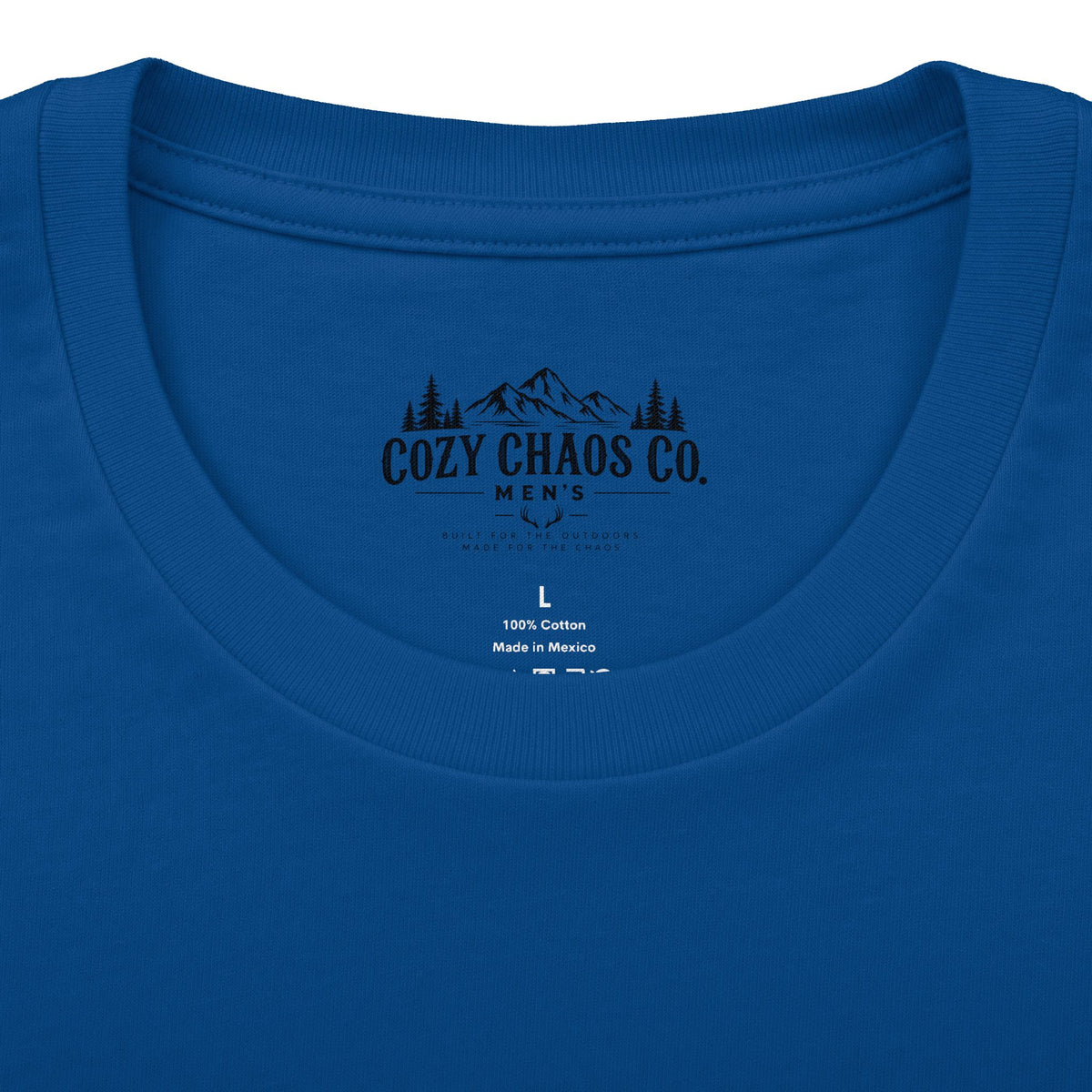 Cozy Chaos Co. Men’s Outdoors Tee – Built for the Outdoors, Made for the Chaos 🌲🏹