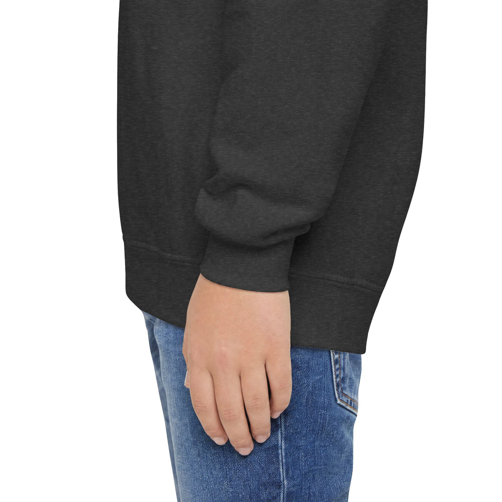 asketball Embroidery-Look Youth Crewneck Sweatshirt 🏀