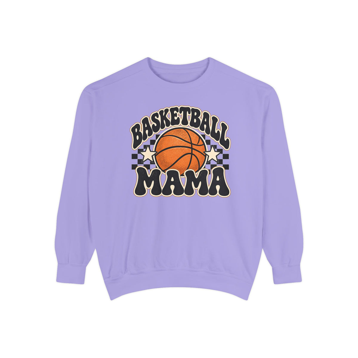 Basketball Mama Retro Game Day Crewneck Sweatshirt 🏀