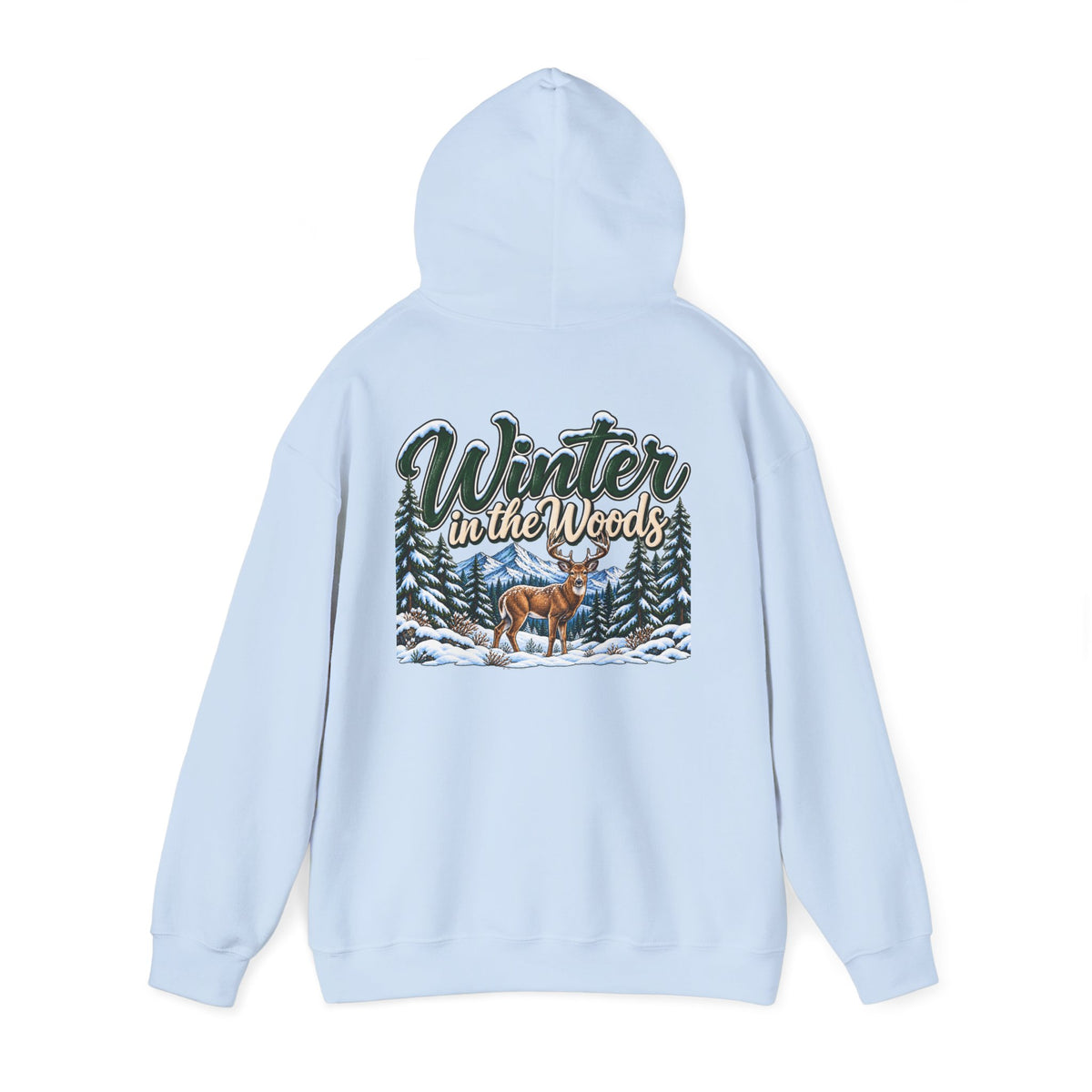 Cozy Chaos Winter In The Woods Hoodie Sweatshirt