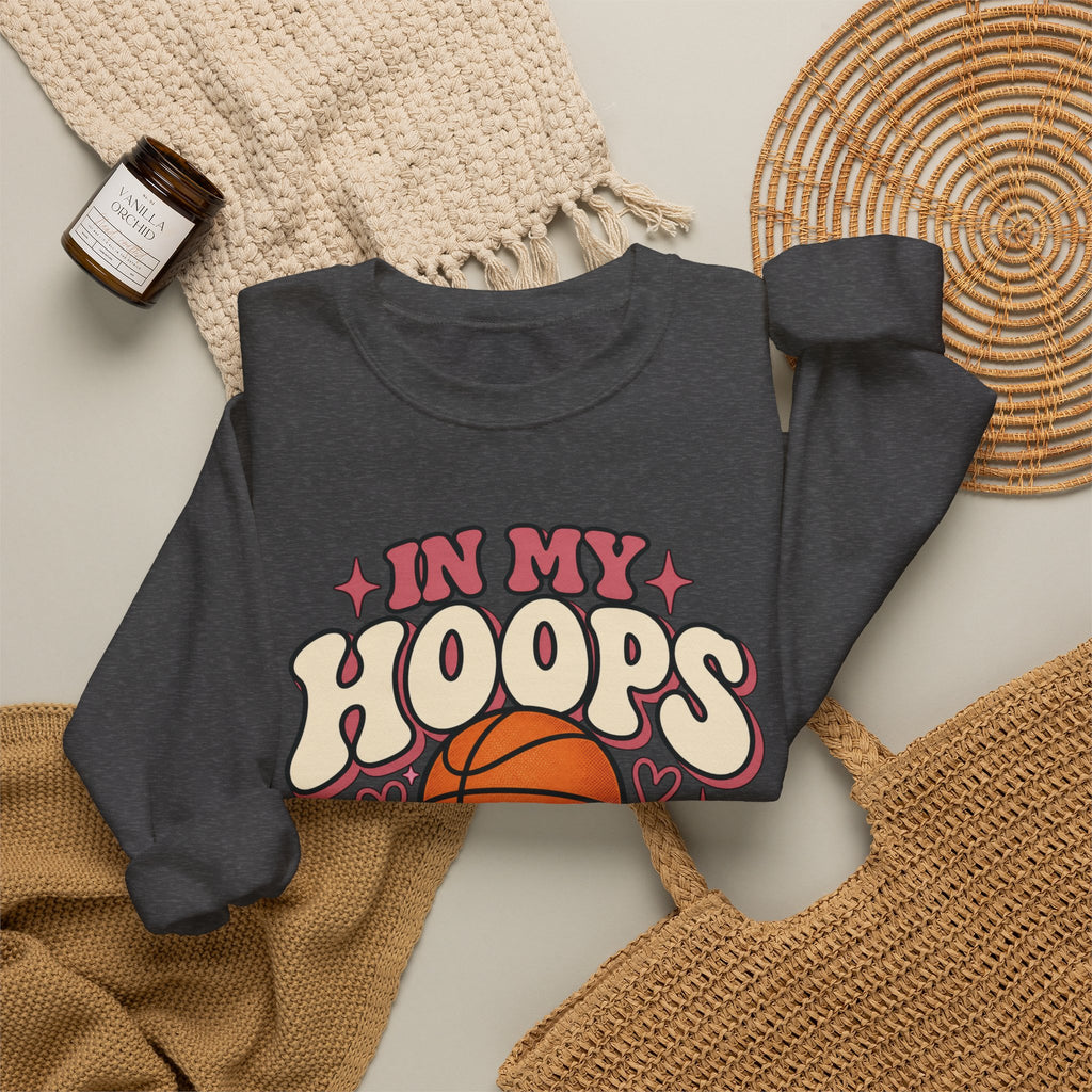 In My Hoops Era Retro Basketball Crewneck Sweatshirt 🏀💗