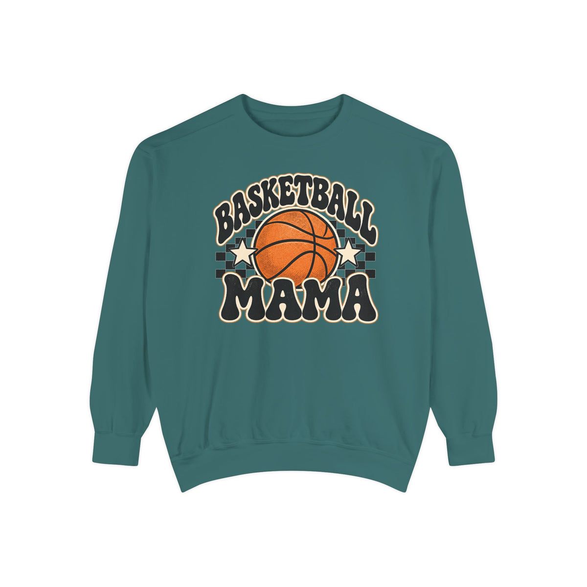 Basketball Mama Retro Game Day Crewneck Sweatshirt 🏀