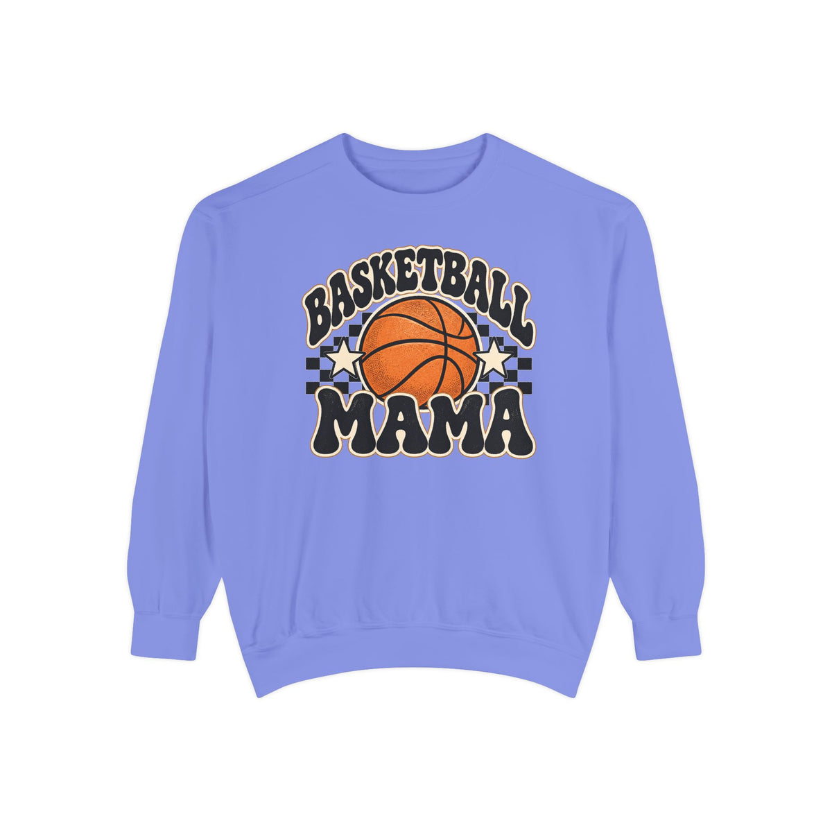 Basketball Mama Retro Game Day Crewneck Sweatshirt 🏀