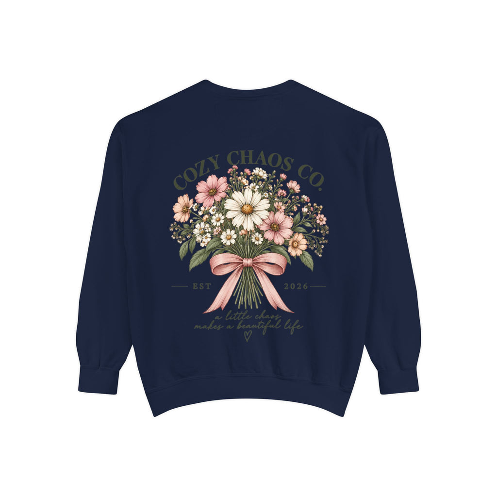 Cozy Chaos Co. Vintage Wildflower Sweatshirt 🤍