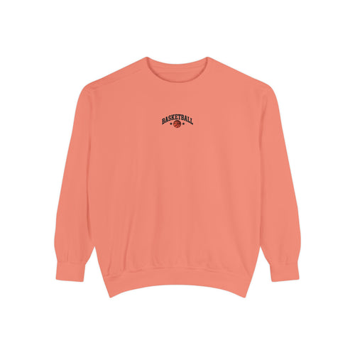 Basketball Embroidery-Look Crewneck Sweatshirt 🏀