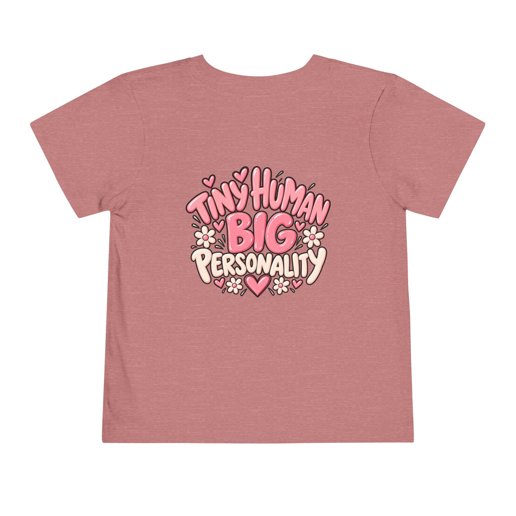 Tiny Human, Big Personality Kids Tee | Cozy Chaos Co. 💕🌼
