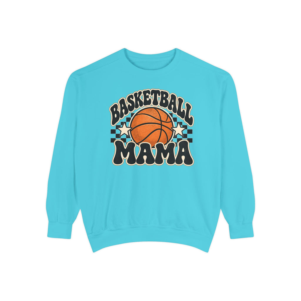 Basketball Mama Retro Game Day Crewneck Sweatshirt 🏀