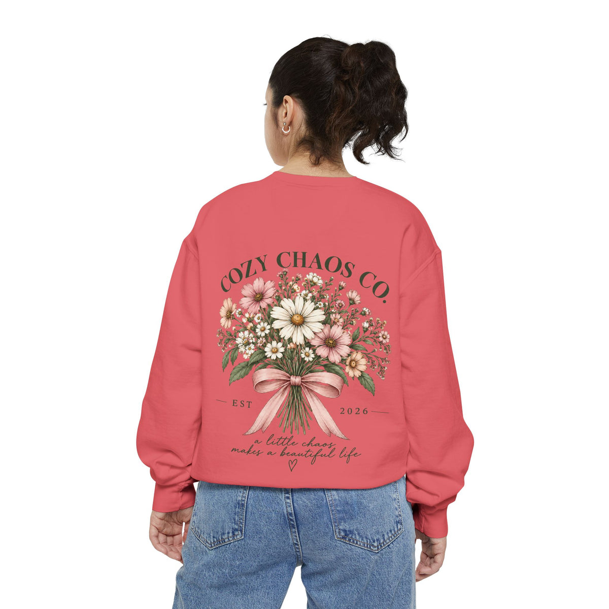 Cozy Chaos Co. Vintage Wildflower Sweatshirt 🤍