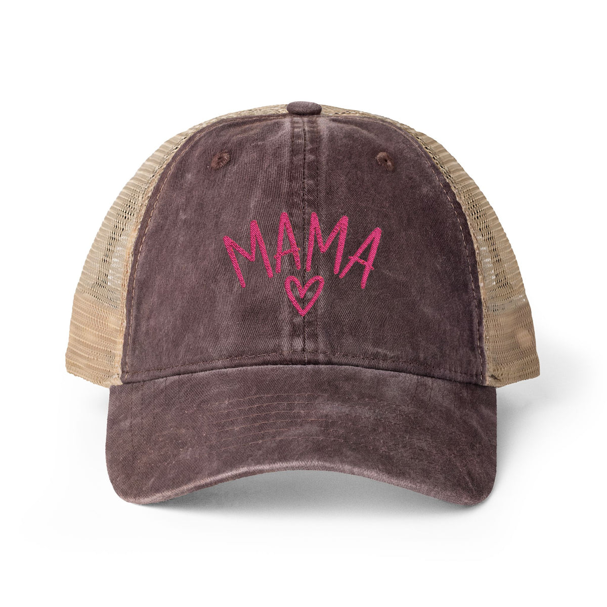 Cozy Mama Washed Mesh-Back Trucker Hat 💕
