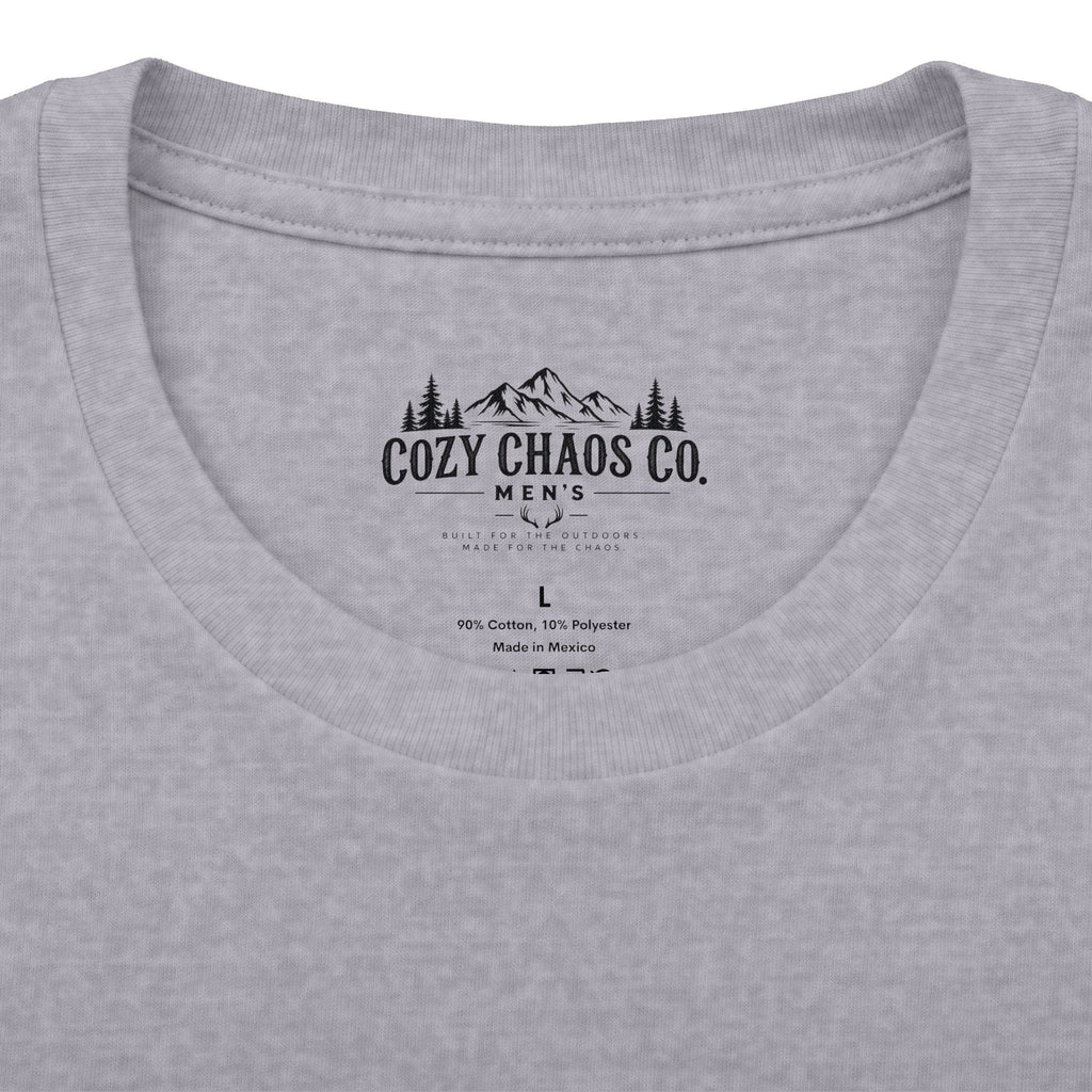 Cozy Chaos Co. Men’s Outdoors Tee – Built for the Outdoors, Made for the Chaos 🌲🏹