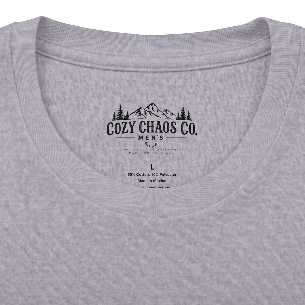 Cozy Chaos Co. Men’s Outdoors Tee – Built for the Outdoors, Made for the Chaos 🌲🏹