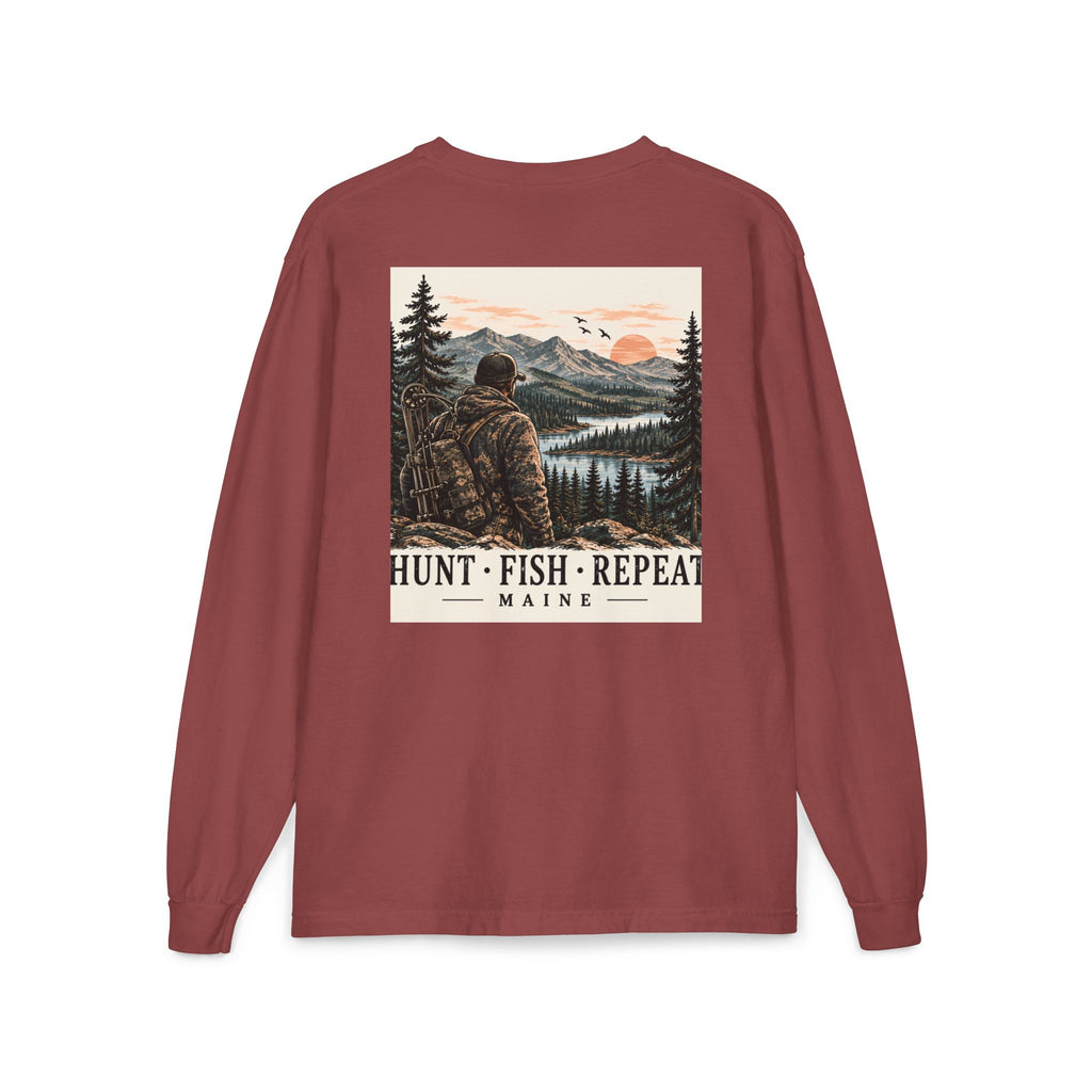 Hunt • Fish • Repeat Maine Outdoors Tee | Cozy Chaos Co.