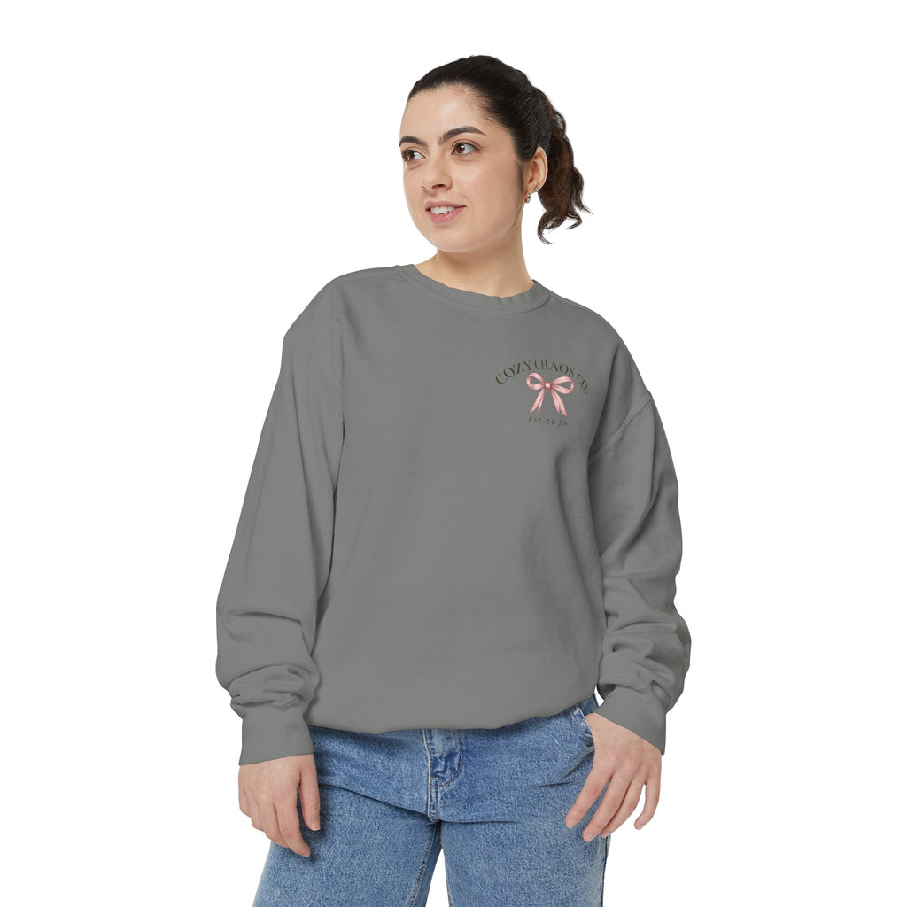 Cozy Chaos Co. Vintage Wildflower Sweatshirt 🤍