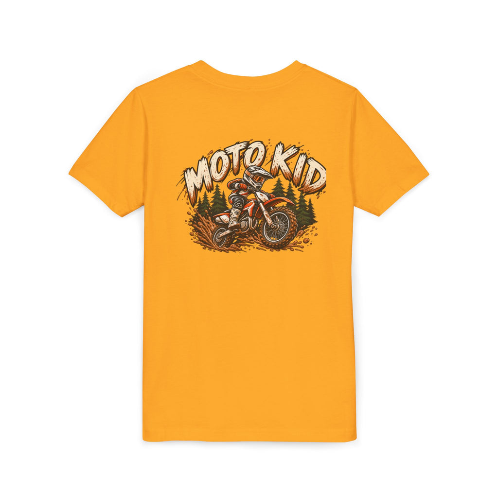 Moto Kid Motocross Tee | Dirt Bike Racing Kids Shirt | Cozy Chaos Co. 🏁🏍️⚡