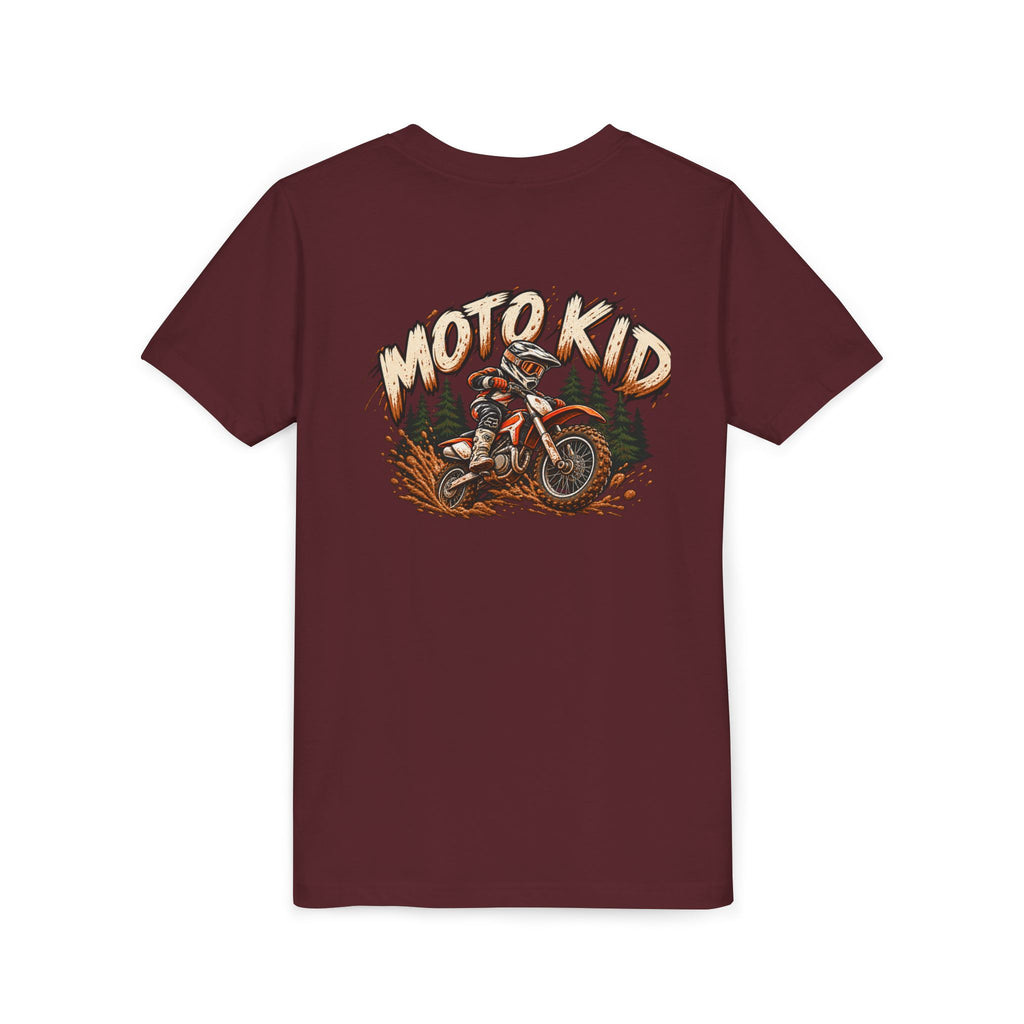 Moto Kid Motocross Tee | Dirt Bike Racing Kids Shirt | Cozy Chaos Co. 🏁🏍️⚡