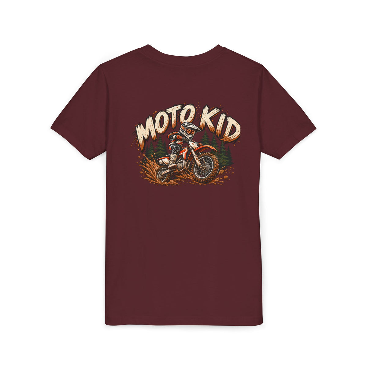 Moto Kid Motocross Tee | Dirt Bike Racing Kids Shirt | Cozy Chaos Co. 🏁🏍️⚡