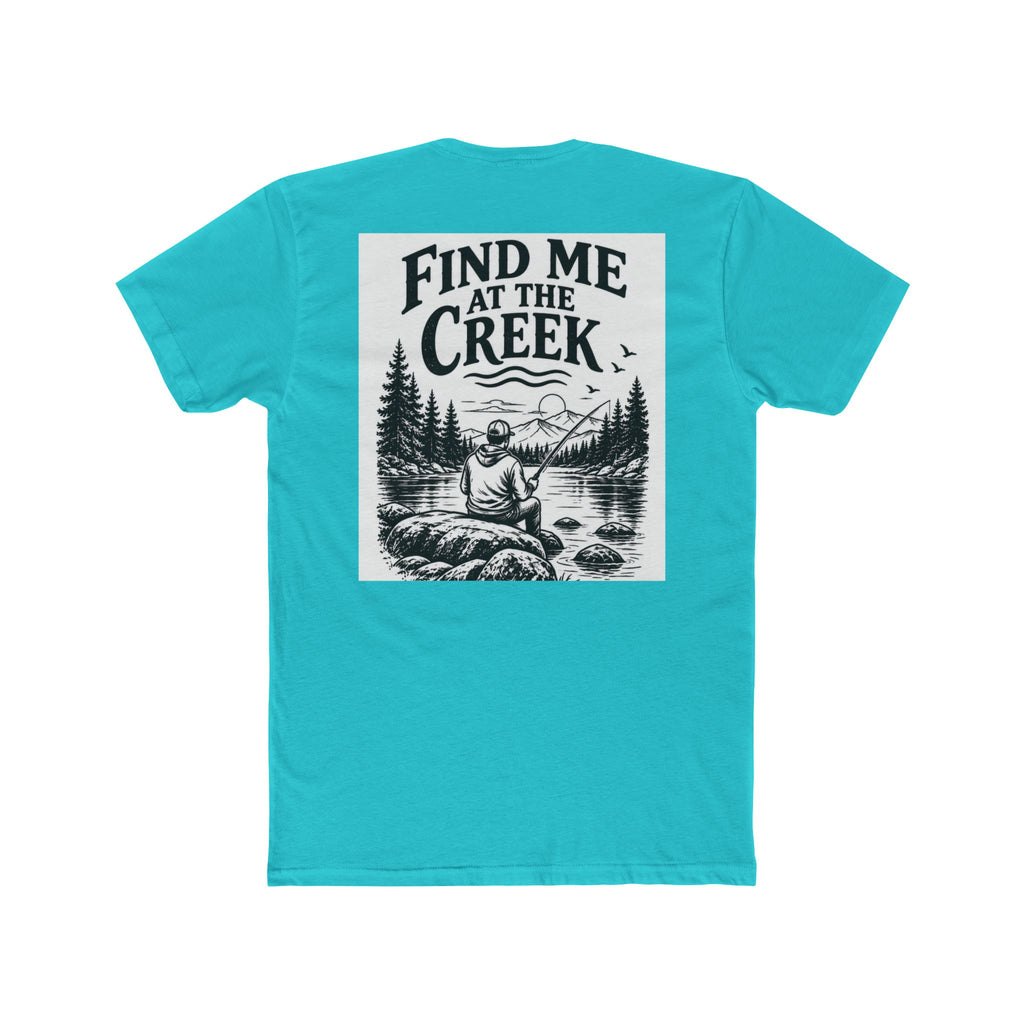 Find Me at the Creek – Men’s Fishing & Outdoors Tee | Cozy Chaos Co. 🎣🌲