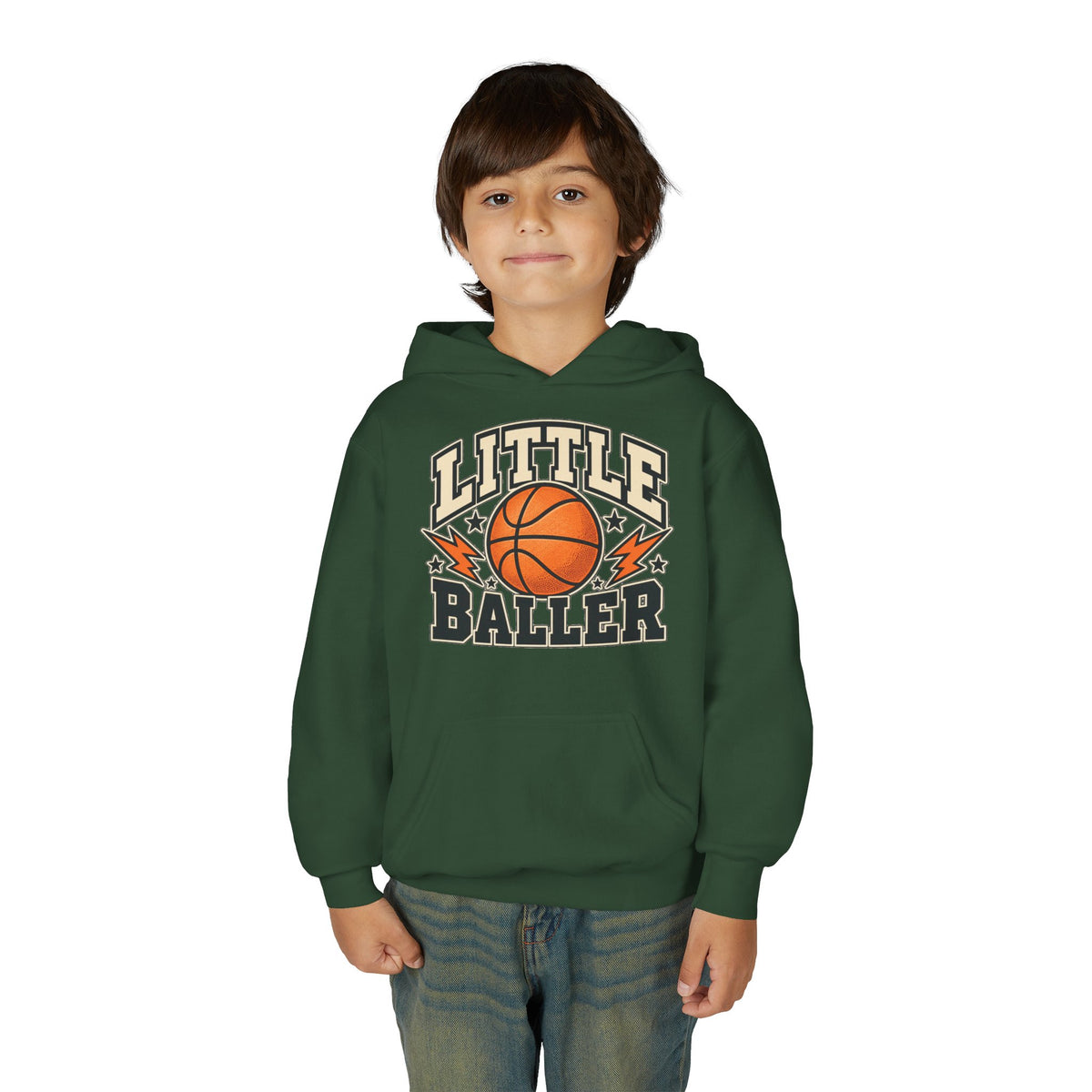 Little Baller Kids’ Basketball Hoodie 🏀