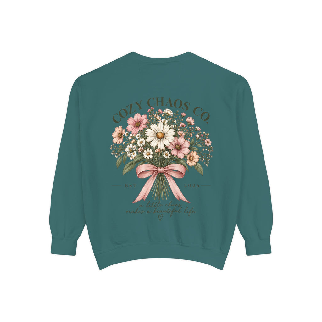 Cozy Chaos Co. Vintage Wildflower Sweatshirt 🤍