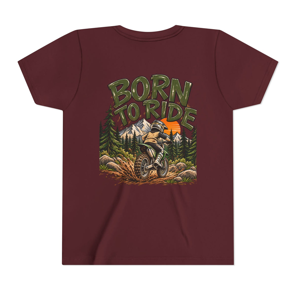 Born to Ride Kids Motocross Tee | Cozy Chaos Co.