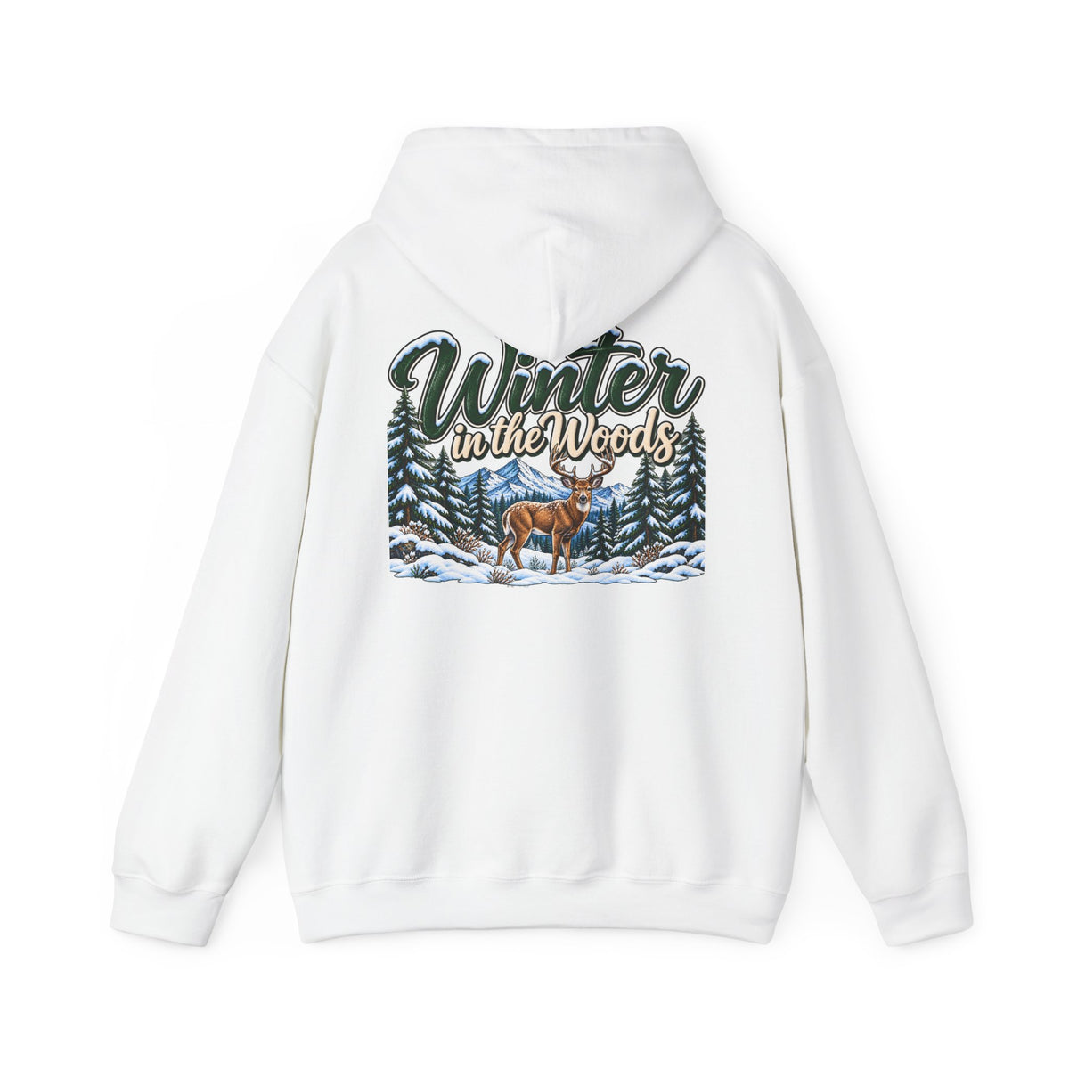 Cozy Chaos Winter In The Woods Hoodie Sweatshirt