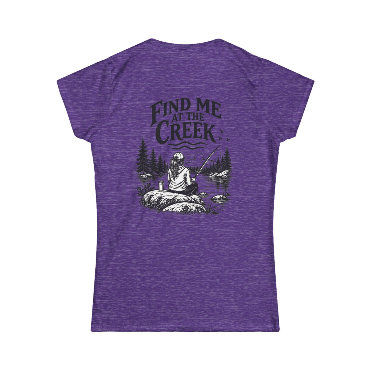 Find Me at the Creek – Women’s Fishing Tee | Cozy Chaos Co.