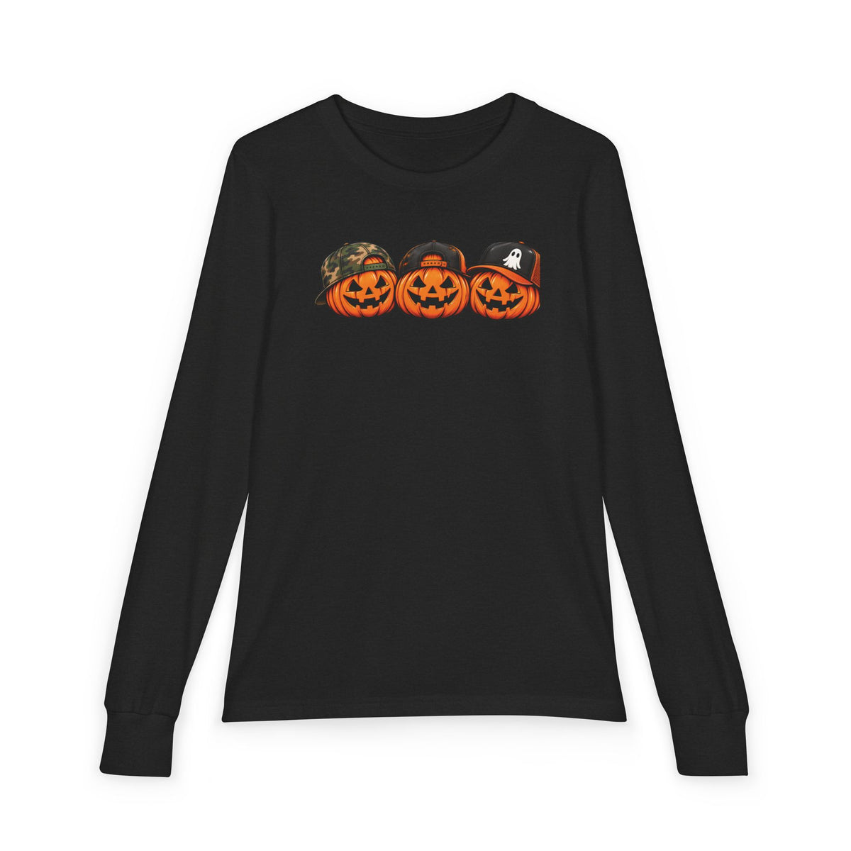 Cool Pumpkin Crew Kids Halloween Sweatshirt | Cozy Chaos Kid 🎃🧢👻