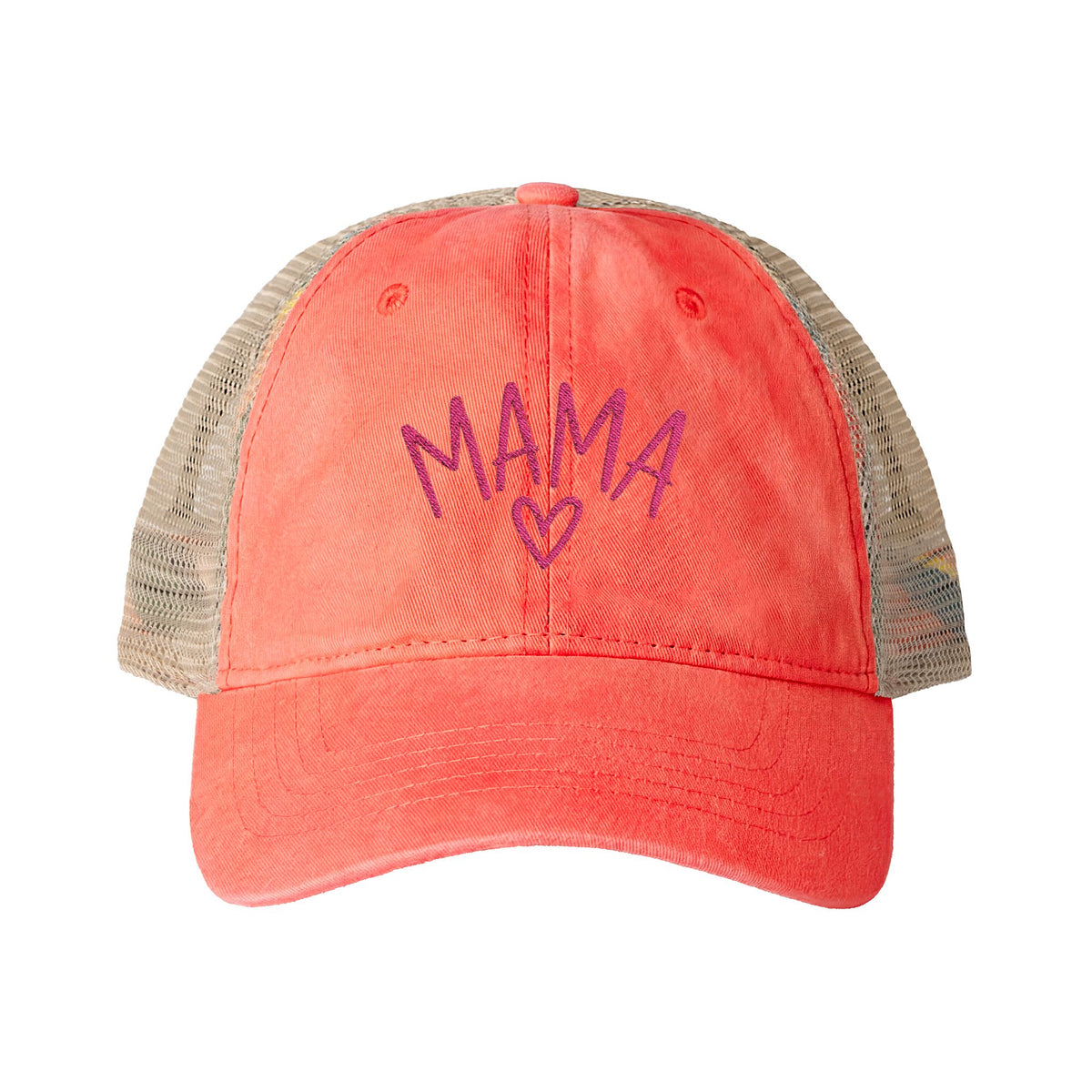 Cozy Mama Washed Mesh-Back Trucker Hat 💕