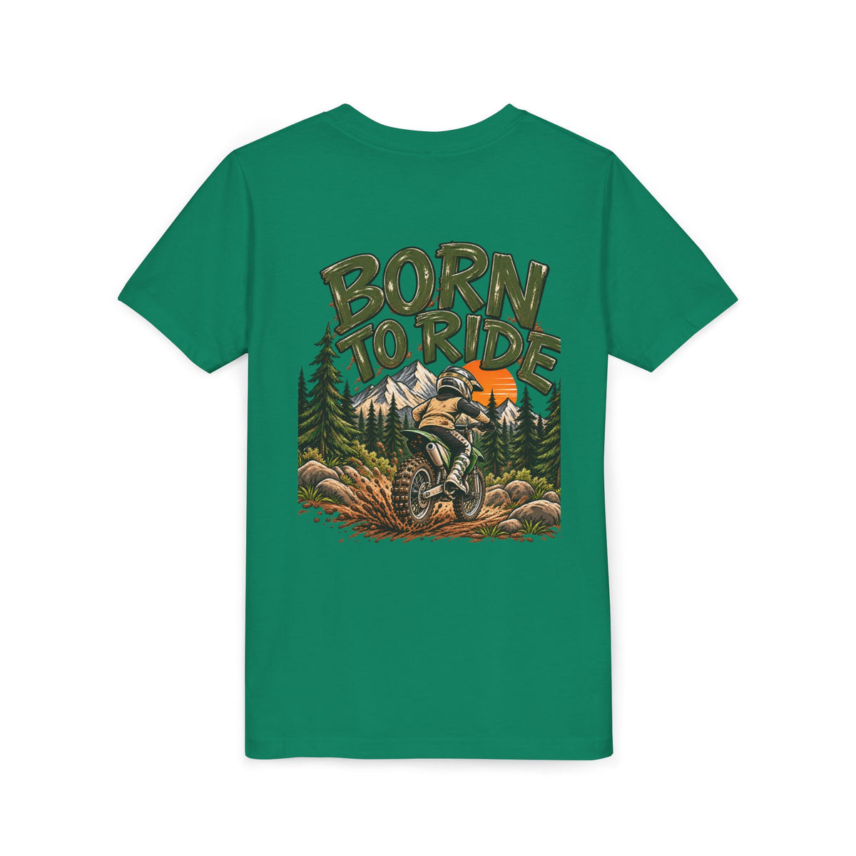 Born to Ride Kids Motocross Tee | Cozy Chaos Co.