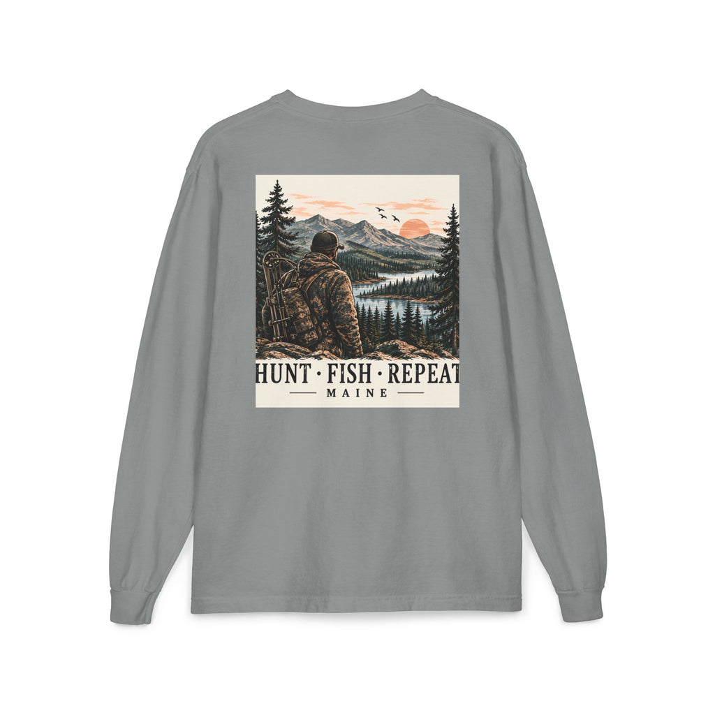 Hunt • Fish • Repeat Maine Outdoors Tee | Cozy Chaos Co.