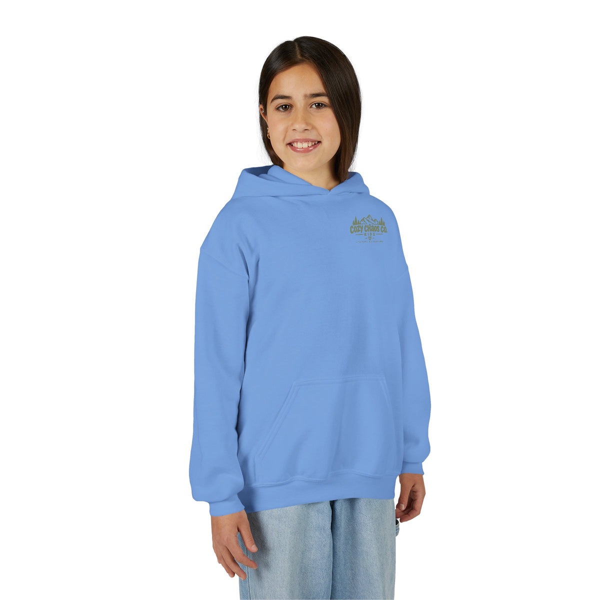 Maine Grown Kids Sweatshirt – Cozy Outdoor Pine Tree & Sunset Crewneck