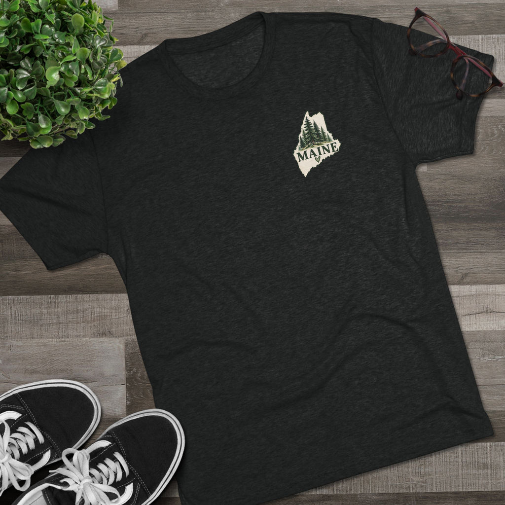 Find Me at the Creek – Maine Outdoors Graphic Tee 🌲