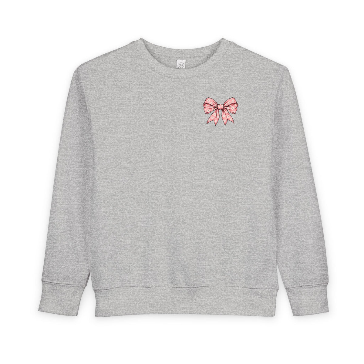 Cozy Chaos Kid Floral Bow Toddler Sweatshirt | Cozy Chaos Co.