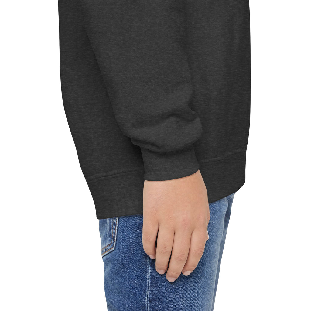 asketball Embroidery-Look Youth Crewneck Sweatshirt 🏀