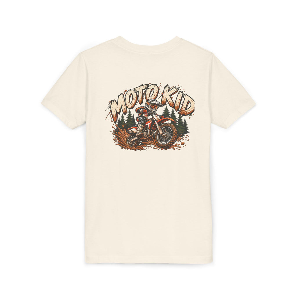 Moto Kid Motocross Tee | Dirt Bike Racing Kids Shirt | Cozy Chaos Co. 🏁🏍️⚡