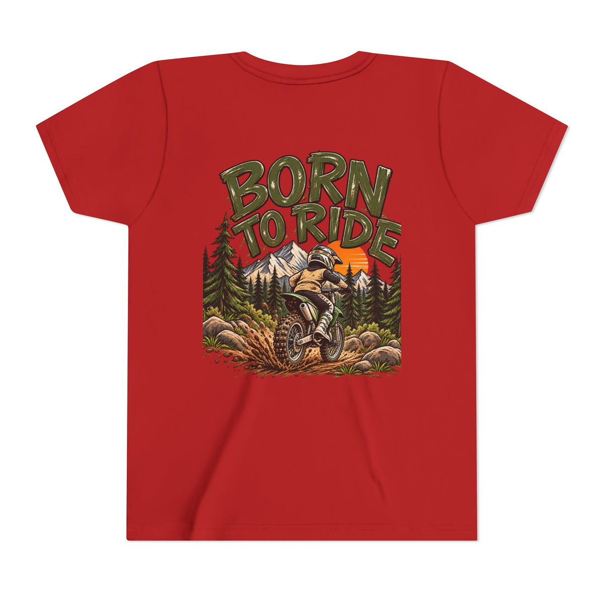Born to Ride Kids Motocross Tee | Cozy Chaos Co.