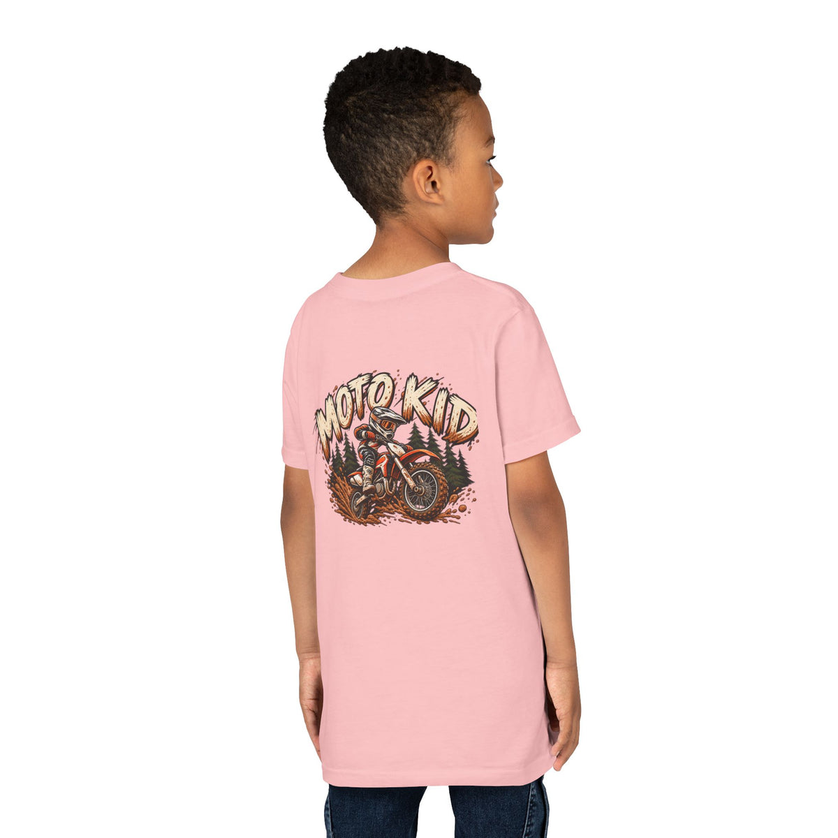 Moto Kid Motocross Tee | Dirt Bike Racing Kids Shirt | Cozy Chaos Co. 🏁🏍️⚡