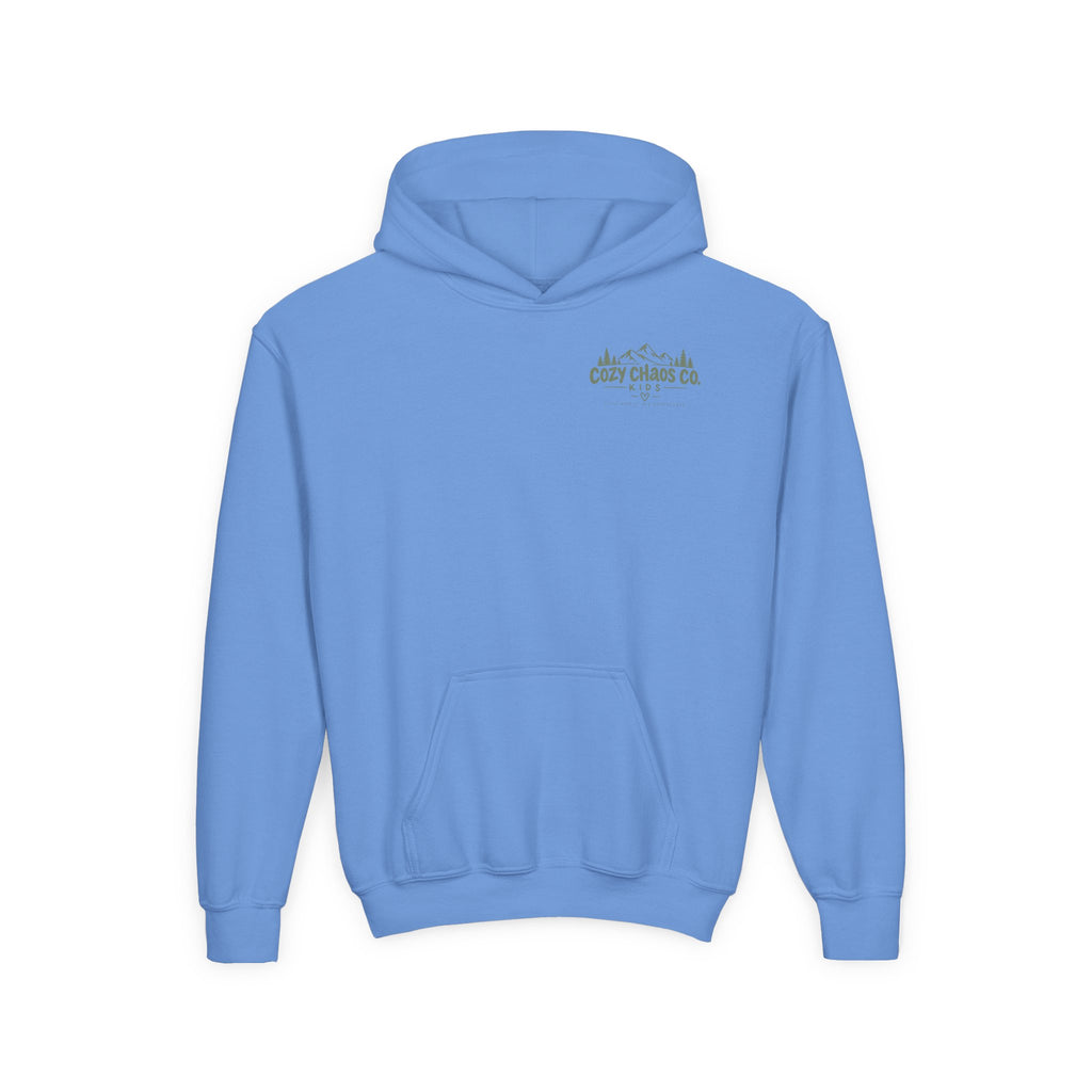 Maine Grown Kids Sweatshirt – Cozy Outdoor Pine Tree & Sunset Crewneck