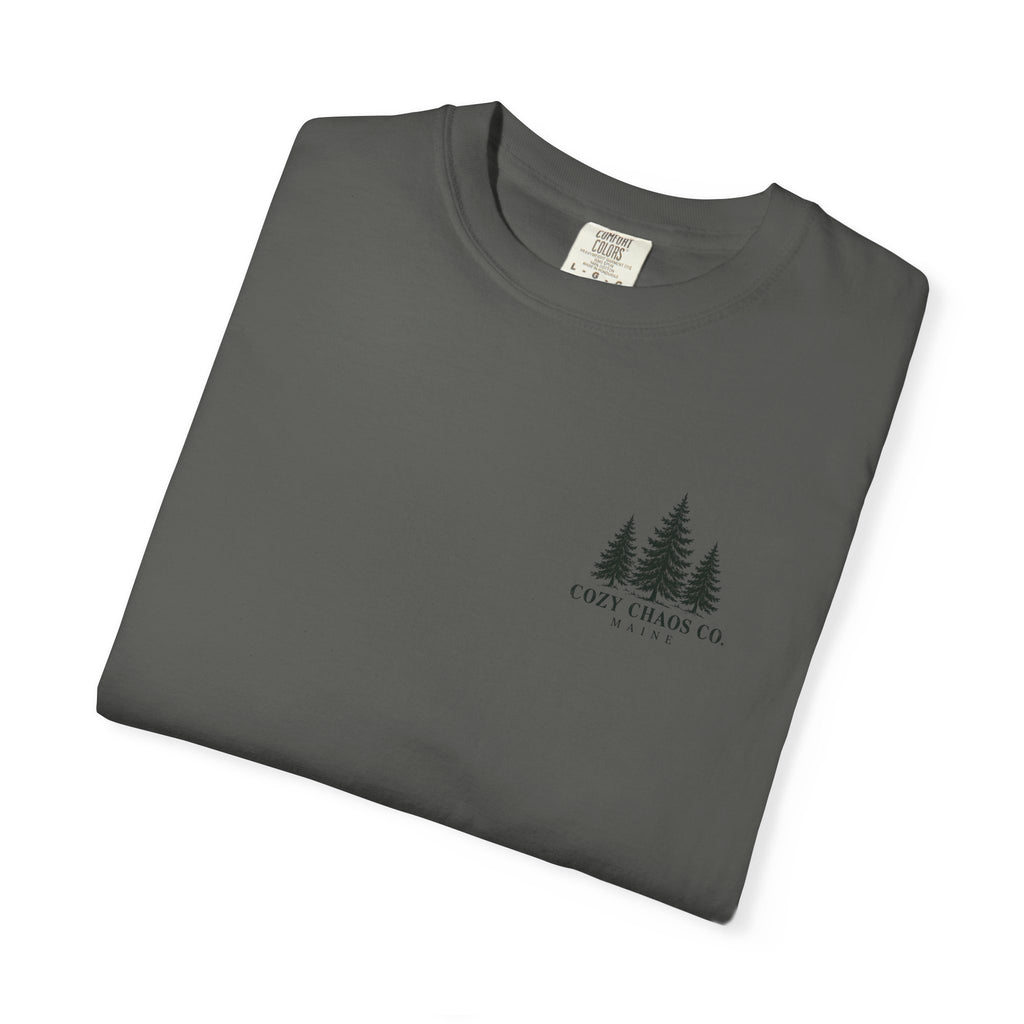 Maine Woods & Backroads Outdoor Tee | Cozy Chaos Co. 🌲