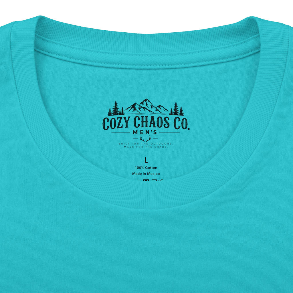 Cozy Chaos Co. Men’s Outdoors Tee – Built for the Outdoors, Made for the Chaos 🌲🏹