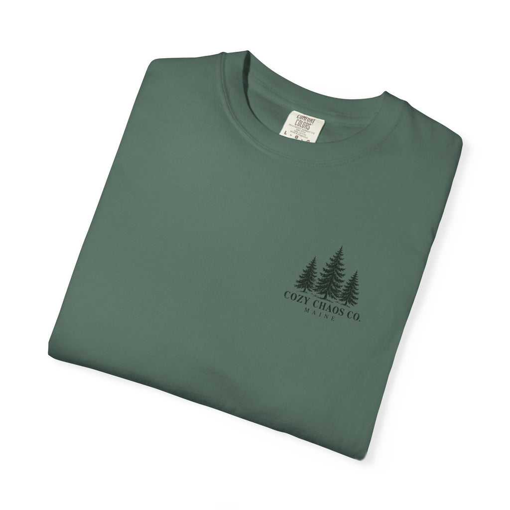 Maine Woods & Backroads Outdoor Tee | Cozy Chaos Co. 🌲